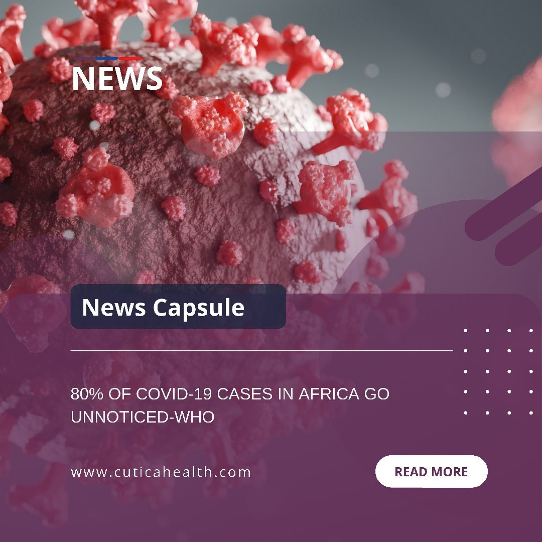 86 Percent of COVID-19 Cases in Africa Go Unnoticed - WHO